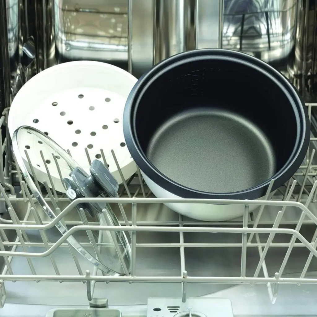 bol y cesta de vapor en lavavajillas de la arrocera Russell Hobbs 27030-56