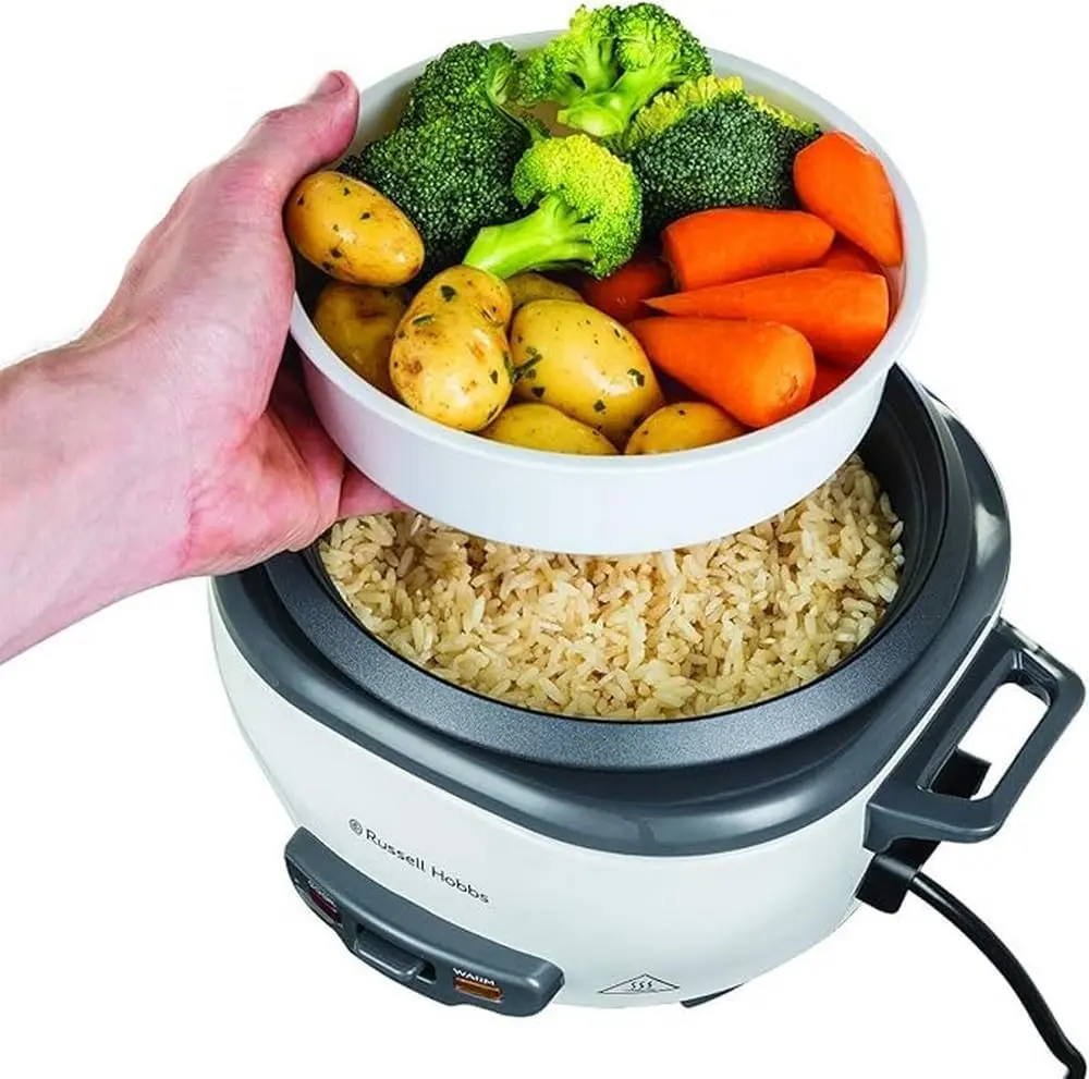 verduras al vapor hechos en la arrocera Russell Hobbs 27030-56